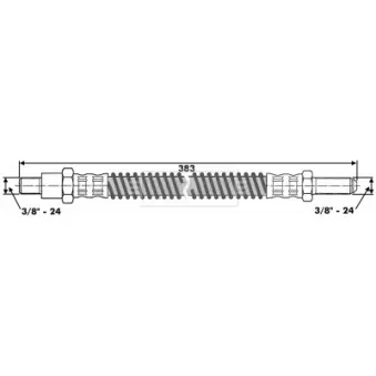 Flexible de frein BORG & BECK BBH6559