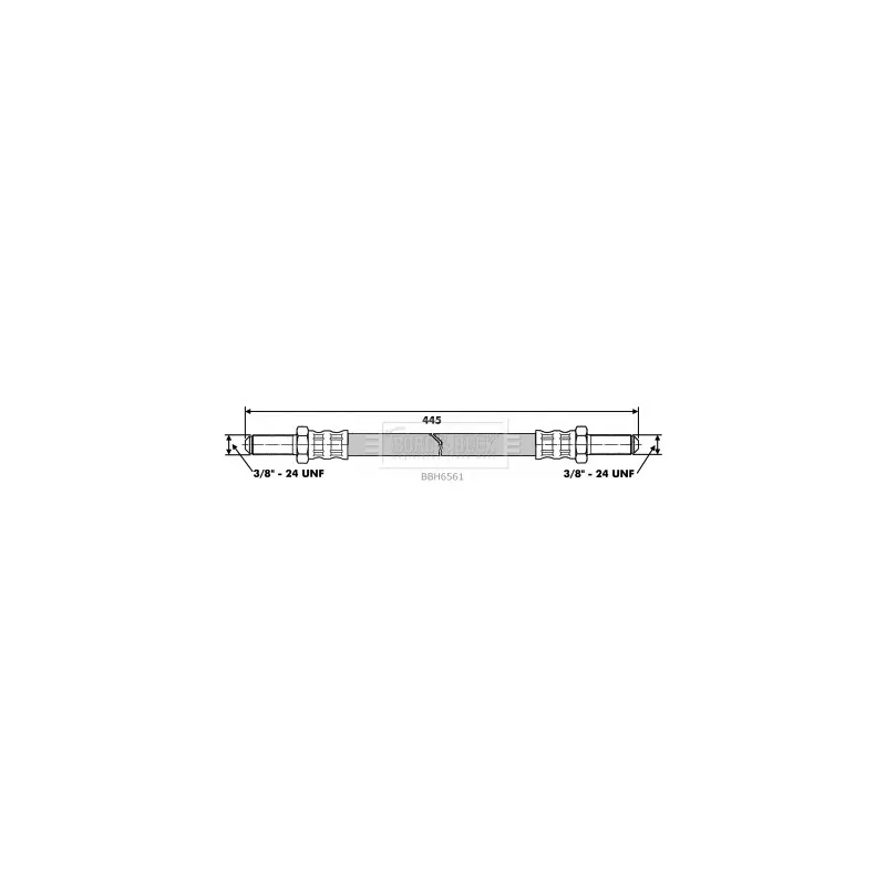 Flexible de frein BORG & BECK BBH6561