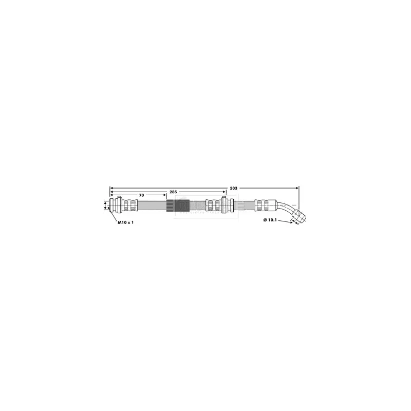 Flexible de frein BORG & BECK BBH6586