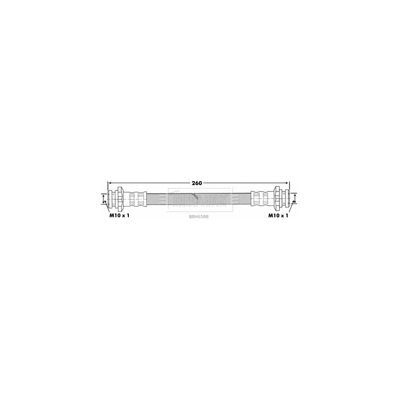 Flexible de frein BORG & BECK BBH6588