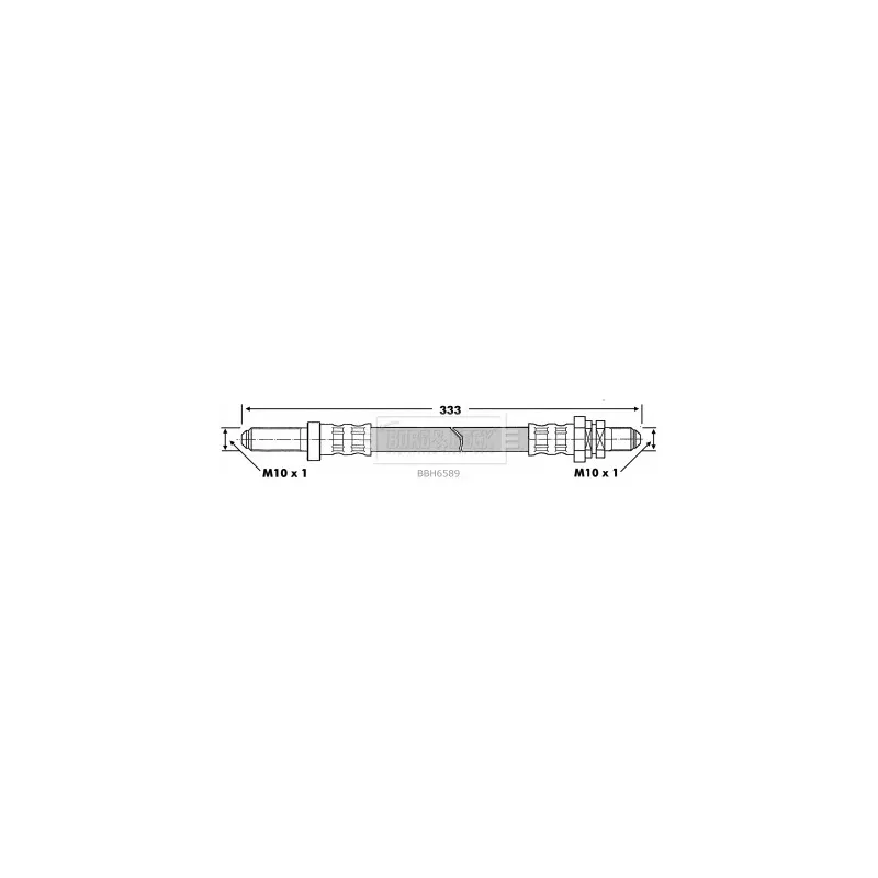 Flexible de frein BORG & BECK BBH6589