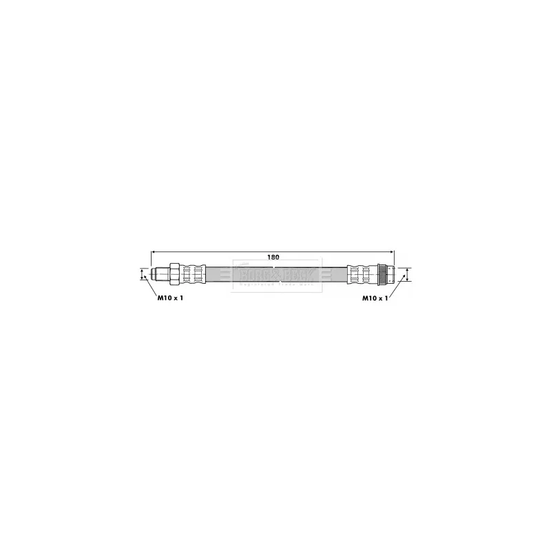 Flexible de frein BORG & BECK BBH6606