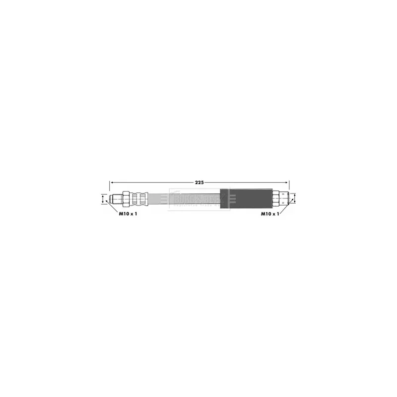 Flexible de frein BORG & BECK BBH6627
