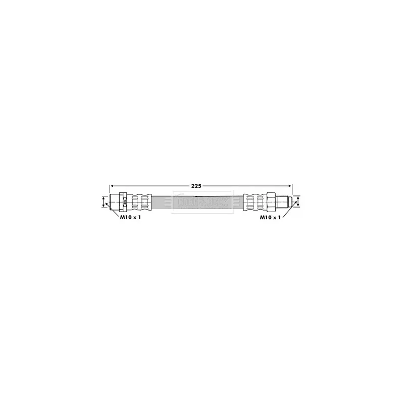 Flexible de frein BORG & BECK BBH6635