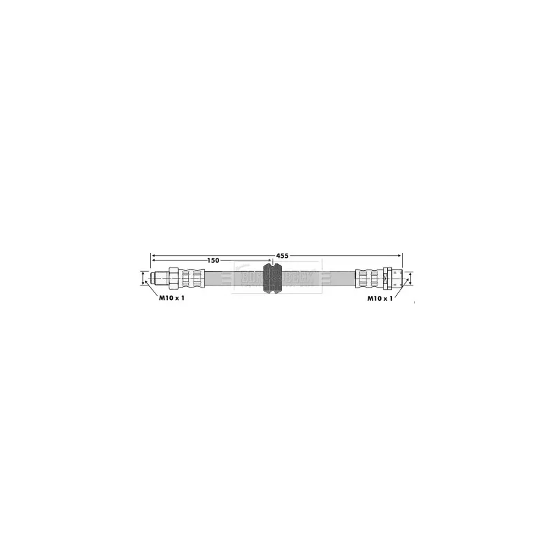 Flexible de frein BORG & BECK BBH6637