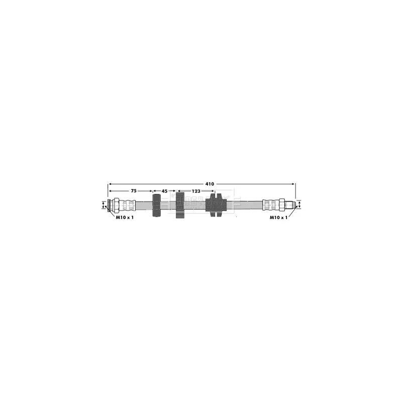 Flexible de frein BORG & BECK BBH6641