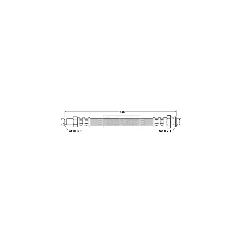 Flexible de frein BORG & BECK BBH6649