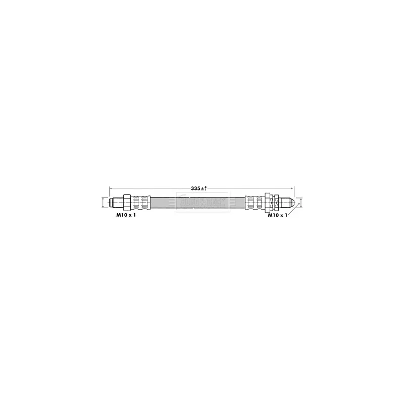 Flexible de frein BORG & BECK BBH6656