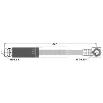Flexible de frein BORG & BECK BBH6663