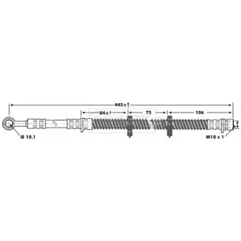 Flexible de frein BORG & BECK