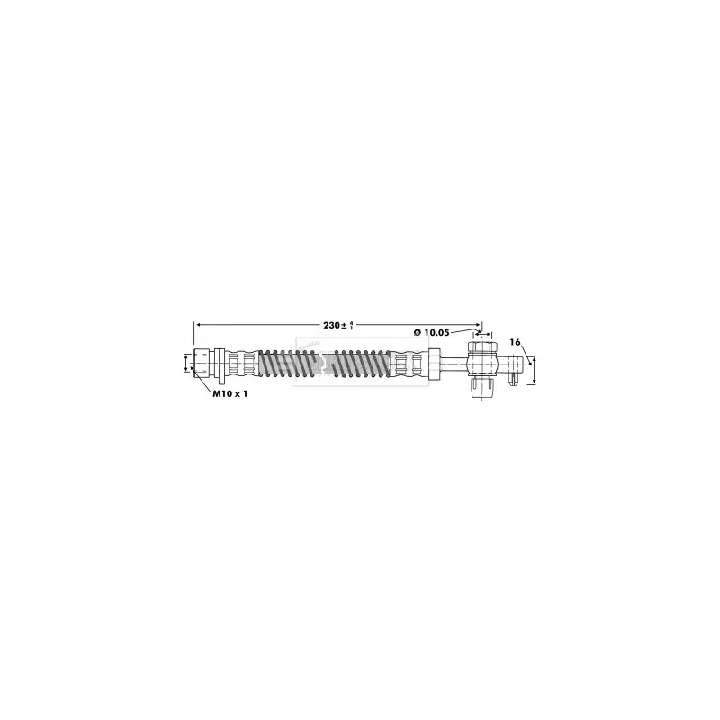 Flexible de frein BORG & BECK BBH6668