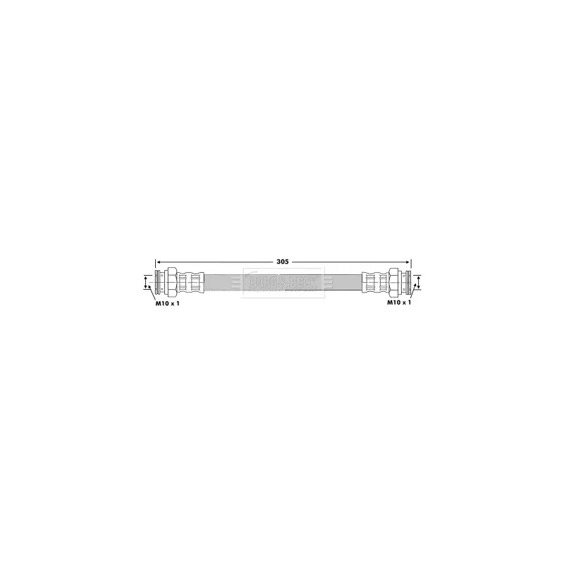 Flexible de frein BORG & BECK BBH6683