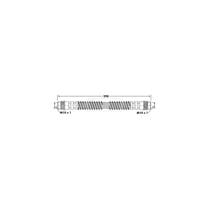 Flexible de frein BORG & BECK BBH6689