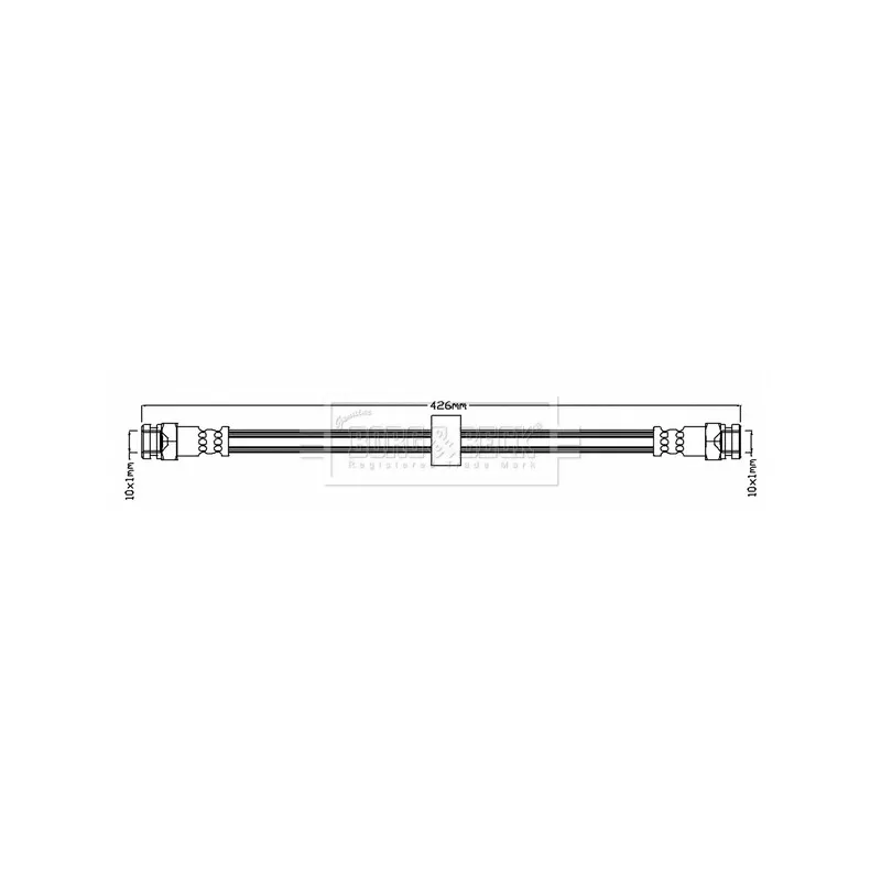 Flexible de frein BORG & BECK BBH6706