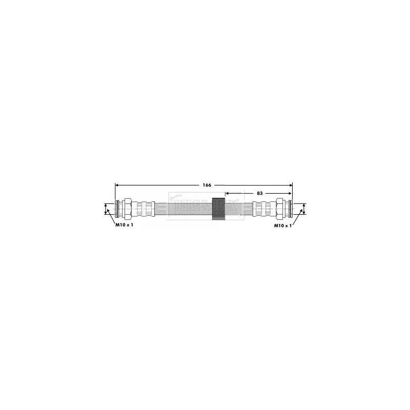 Flexible de frein BORG & BECK BBH6707