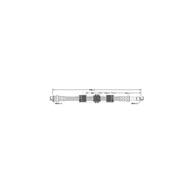 Flexible de frein BORG & BECK BBH6708