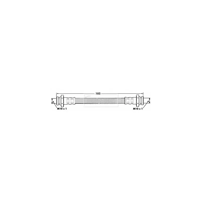 Flexible de frein BORG & BECK BBH6712