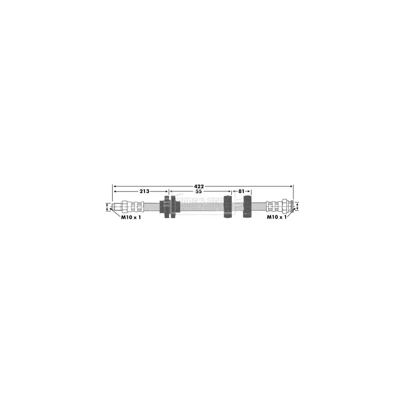 Flexible de frein BORG & BECK BBH6719