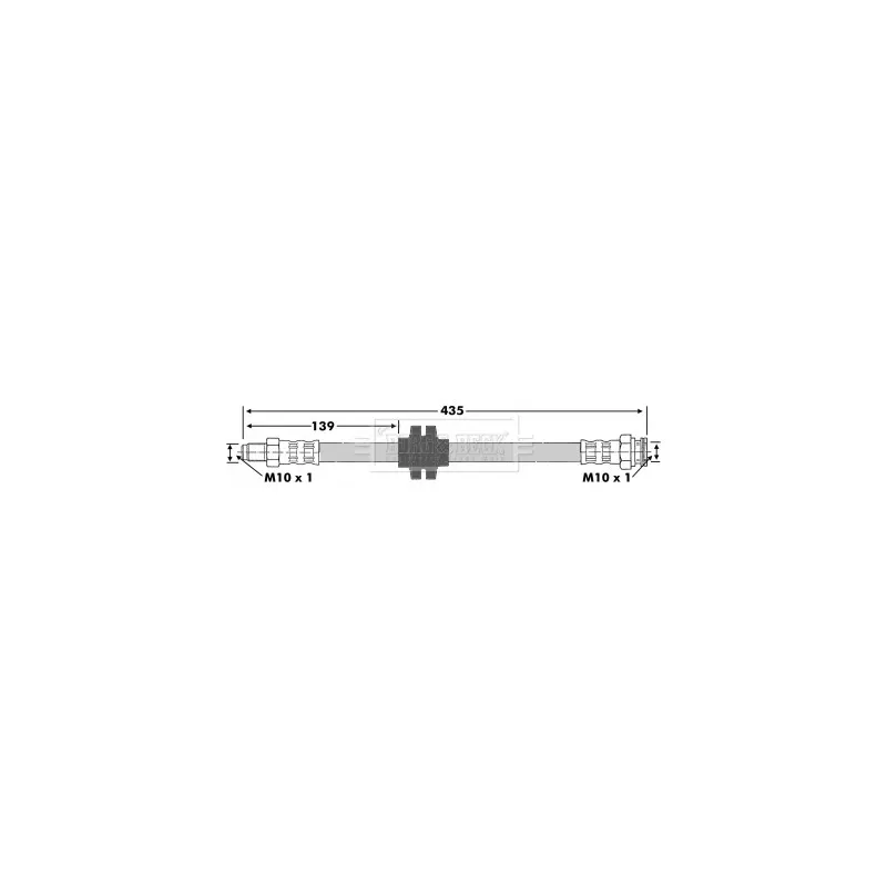 Flexible de frein BORG & BECK BBH6720
