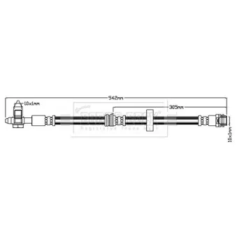 Flexible de frein BORG & BECK