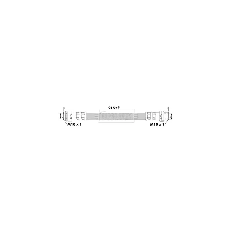 Flexible de frein BORG & BECK BBH6723