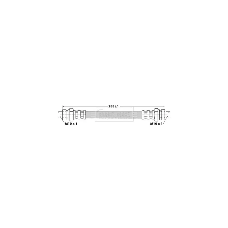 Flexible de frein BORG & BECK BBH6727