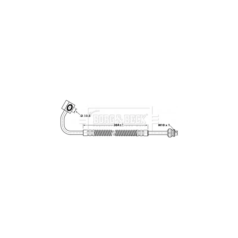 Flexible de frein BORG & BECK BBH6732