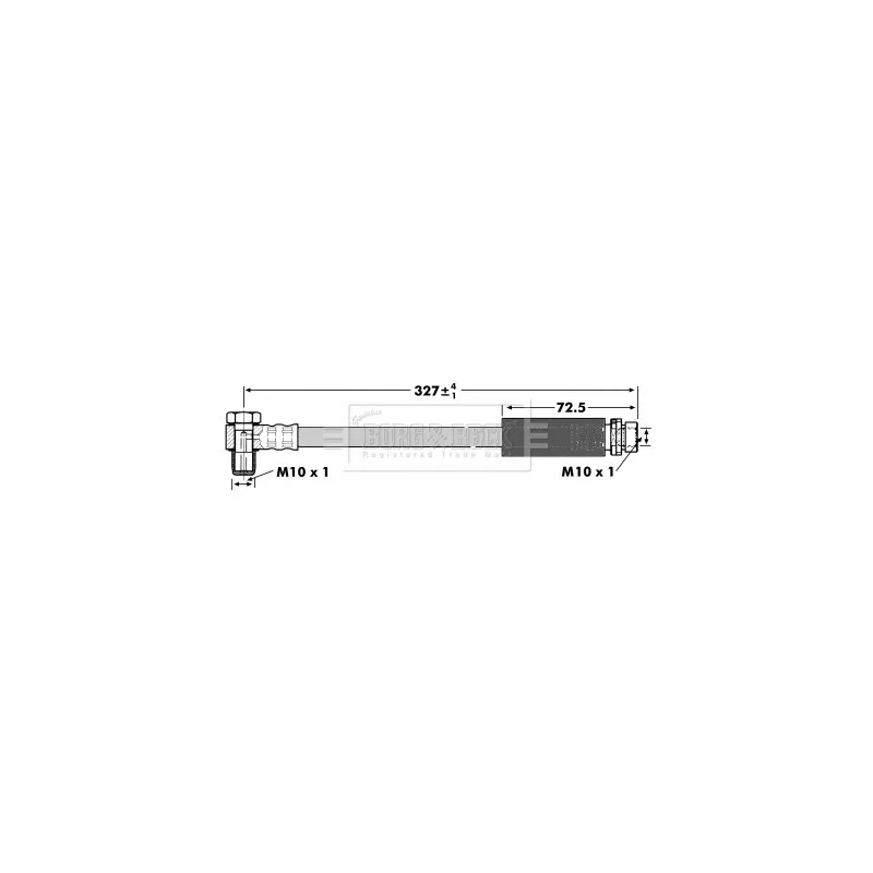 Flexible de frein BORG & BECK BBH6736