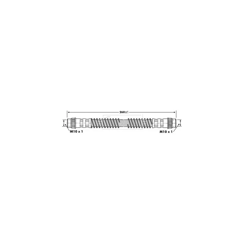 Flexible de frein BORG & BECK BBH6746