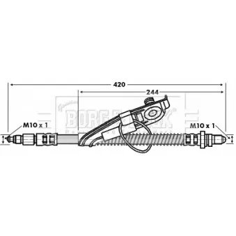 Flexible de frein BORG & BECK