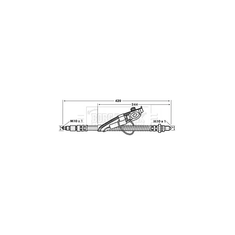 Flexible de frein BORG & BECK BBH6754