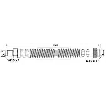 Flexible de frein BORG & BECK BBH6768