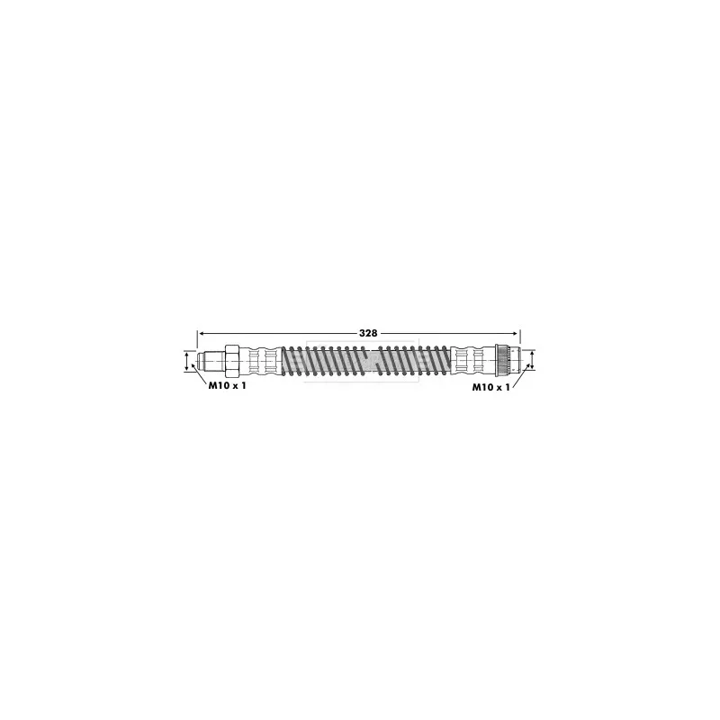 Flexible de frein BORG & BECK BBH6768