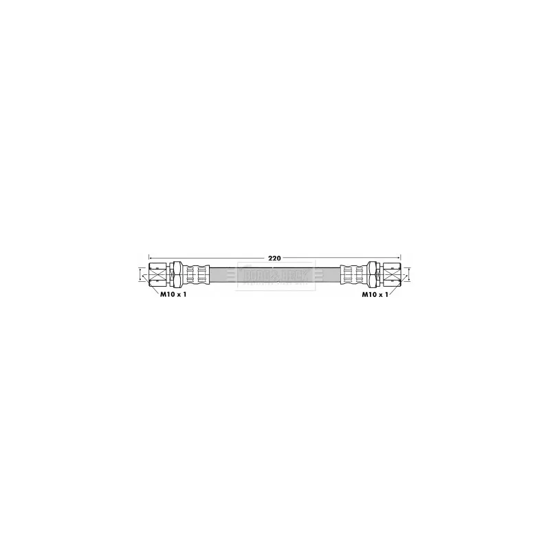Flexible de frein BORG & BECK BBH6770