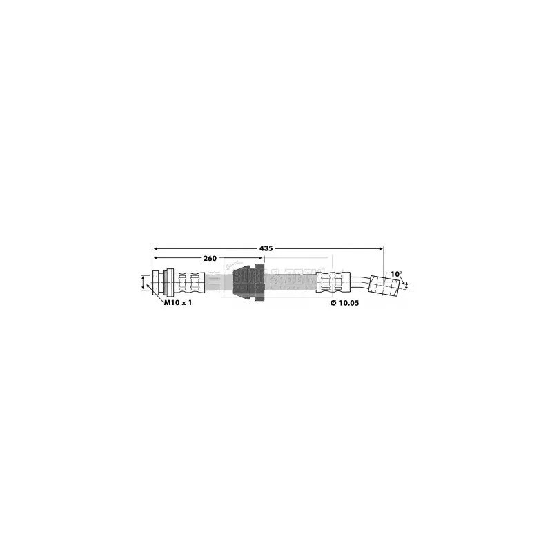 Flexible de frein BORG & BECK BBH6771