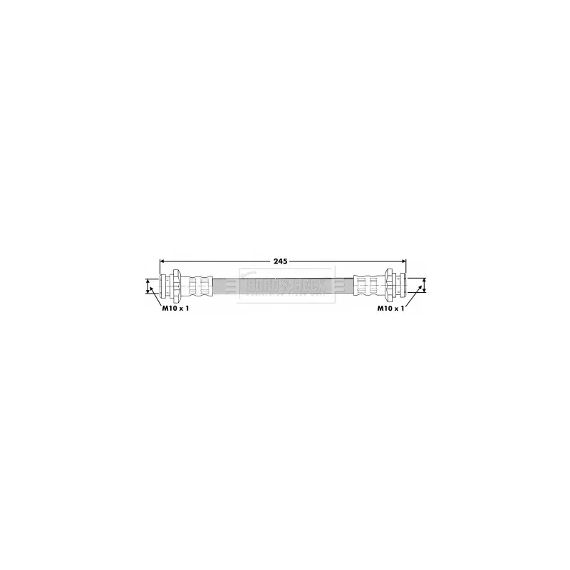 Flexible de frein BORG & BECK BBH6772