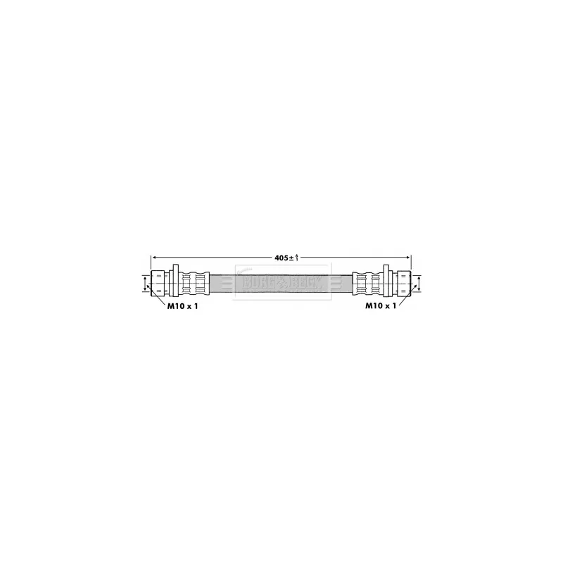 Flexible de frein BORG & BECK BBH6787