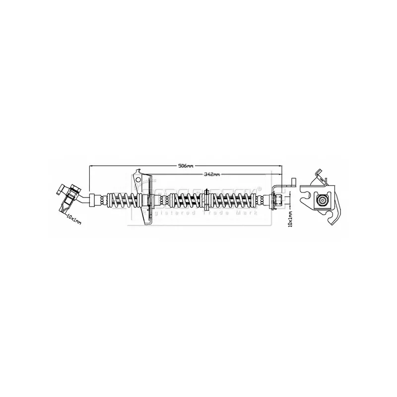 Flexible de frein BORG & BECK BBH6803