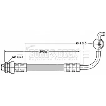 Flexible de frein BORG & BECK BBH6808