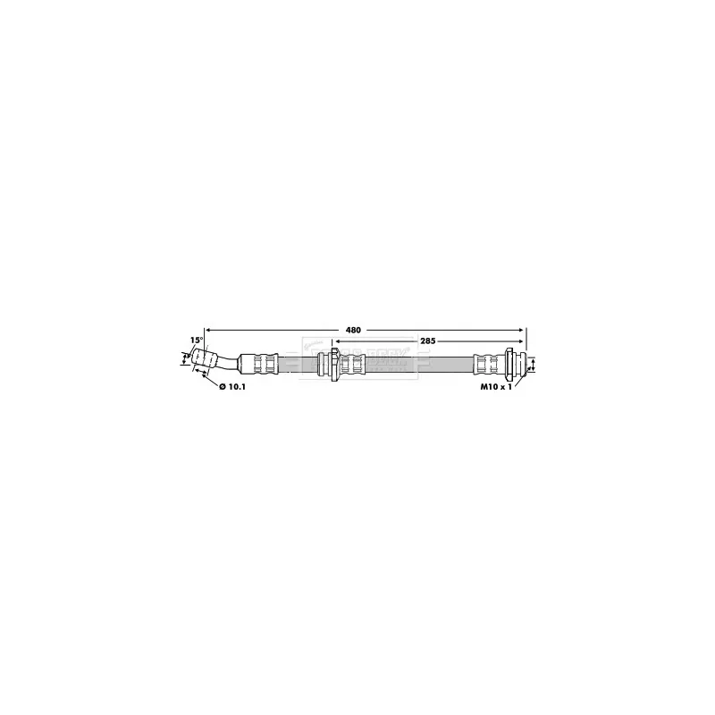 Flexible de frein BORG & BECK BBH6821