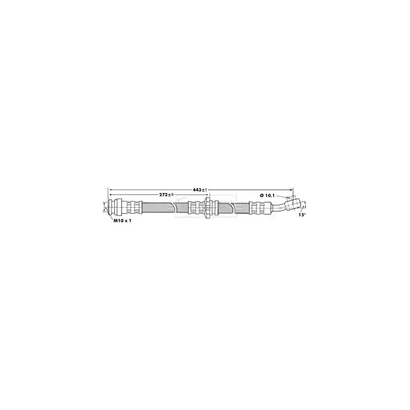 Flexible de frein BORG & BECK BBH6824
