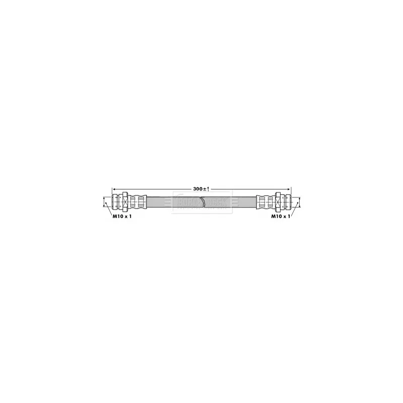 Flexible de frein BORG & BECK BBH6825