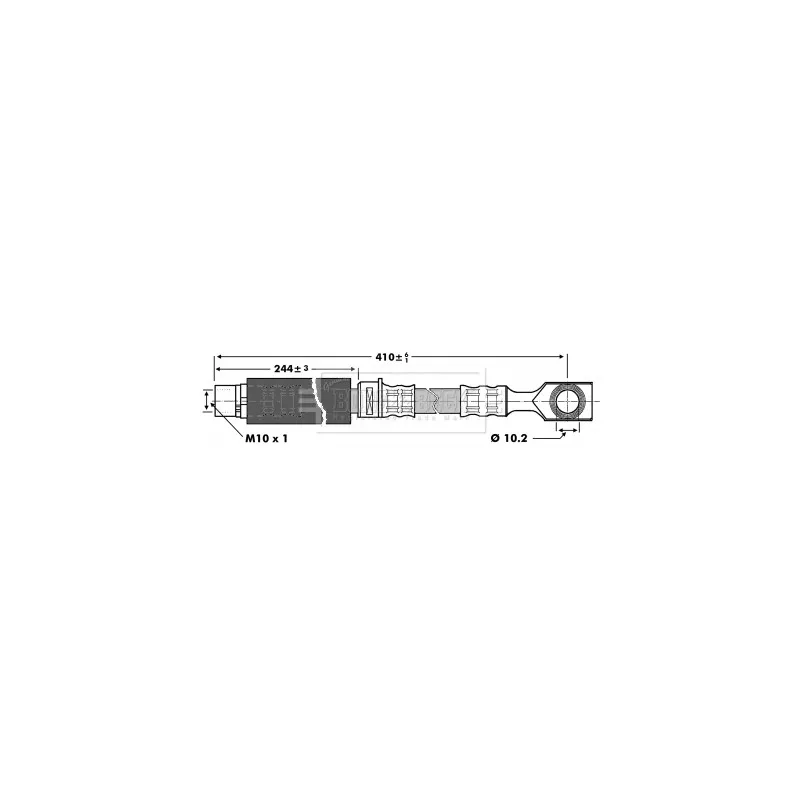 Flexible de frein BORG & BECK BBH6826