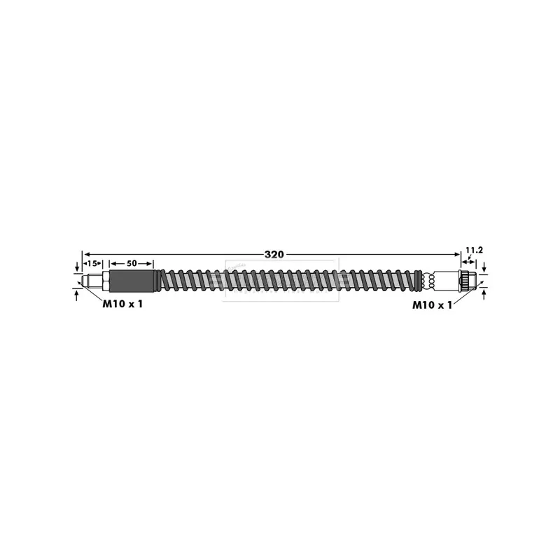 Flexible de frein BORG & BECK BBH6837
