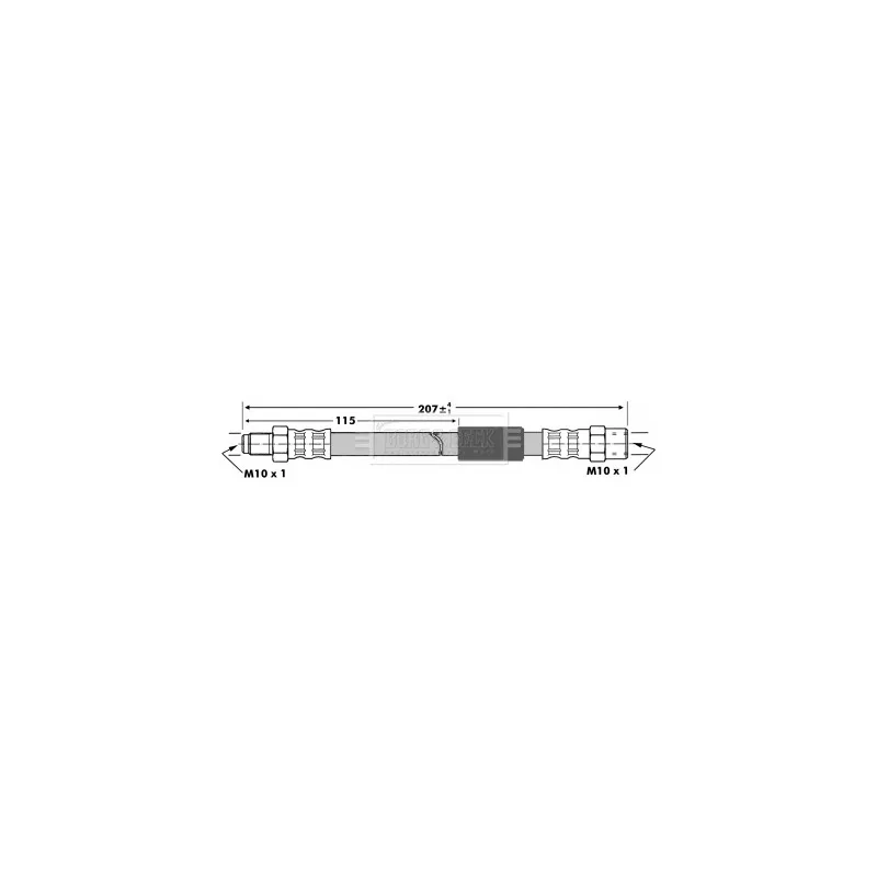 Flexible de frein BORG & BECK BBH6846