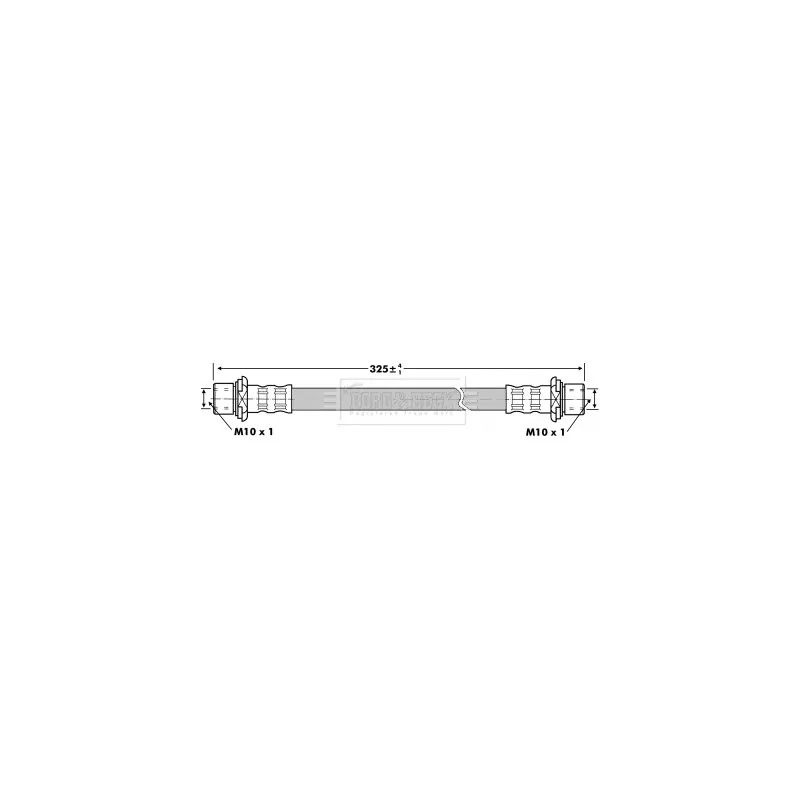 Flexible de frein BORG & BECK BBH6861