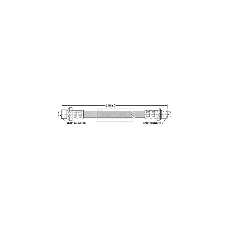 Flexible de frein BORG & BECK BBH6865