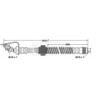 Flexible de frein BORG & BECK BBH6867