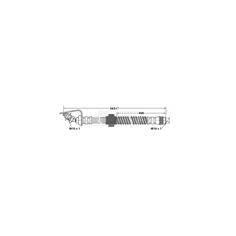 Flexible de frein BORG & BECK BBH6867