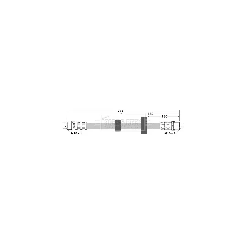 Flexible de frein BORG & BECK BBH6869